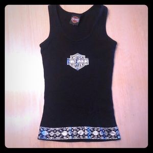 Harley-Davidson stretchy cotton tank